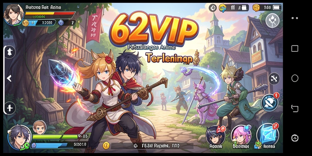 Gameplay seru dan grafis menawan di 62VIP.
