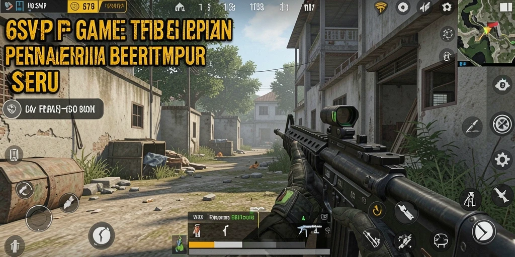 Screenshot gameplay 6SVIP menunjukkan aksi tembak-menembak yang mendebarkan.