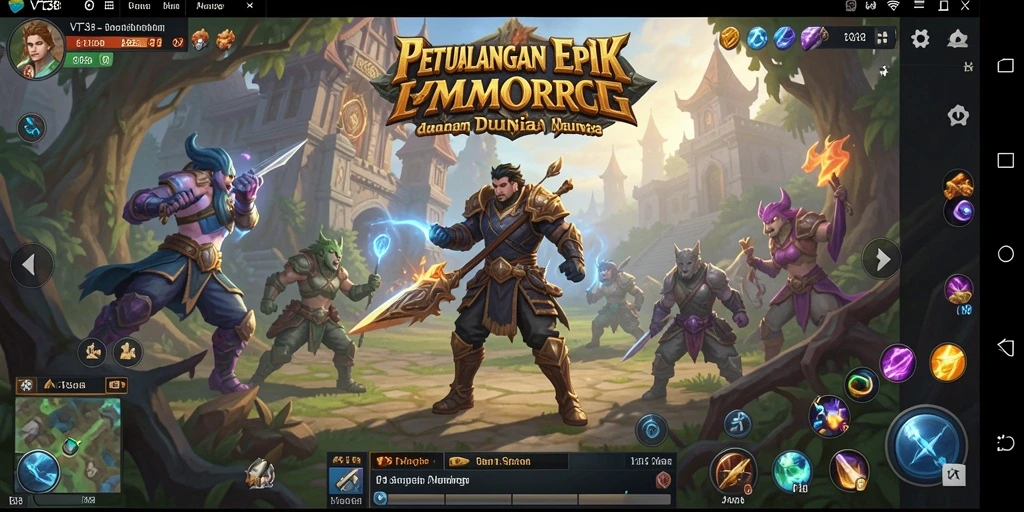 Tampilan gameplay <strong>VT38</strong> yang menakjubkan dalam dunia MMORPG.